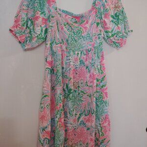 ♥️ New Lily Pulitzer Amalfi Print Girls Dress